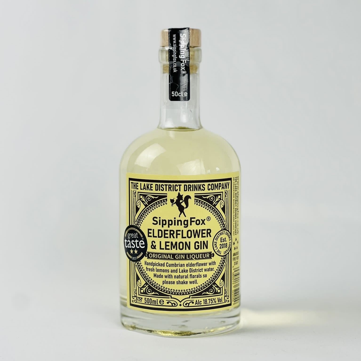 Elderflower & Lemon Gin GTA Winner 2023