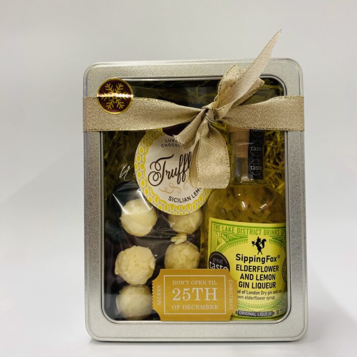 Elderflower and Lemon Gin Tin